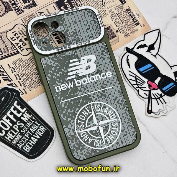 قاب گوشی iPhone 14 آیفون فانتزی دو تکه اورجینال Unique Case طرح نیو بالانس new balance محافظ لنز دار کد 88